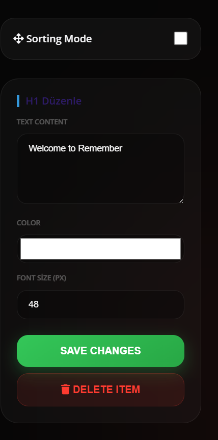 Advanced PHP based website management dashboard with customizable template system